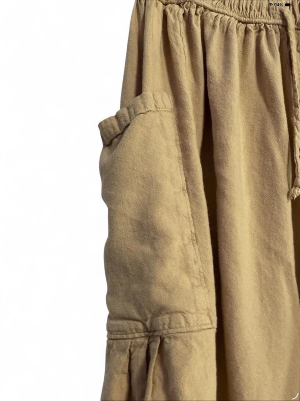 Free People Quinn Pants in Oat Bran Taupe Small - Picture 8 of 10